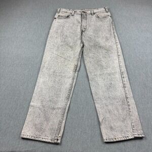 Vintage Levis 540 Jeans Mens 34x29 Gray Acid Wash Relaxed Denim Made In USA 90s